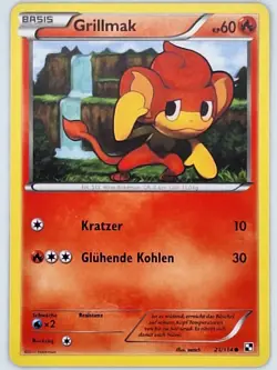 Pansear 21/114 Pokemon - Black and White MP - Image 1
