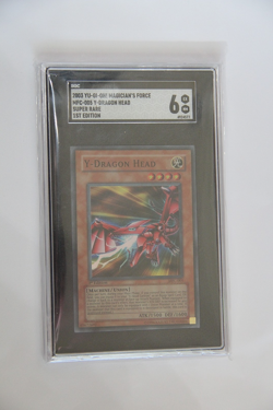 2003 YU-GI-OH MAGICIAN'S FORCE MFC-005 DRAGON HEAD SUPER RARE 1st Ed SGC 6 - Image 1