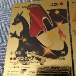 Charizard V 220HP Gold Foil Cards 079/073 Pokemon - Image 3