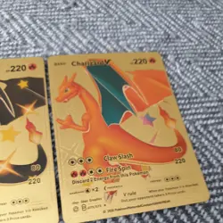 Charizard V 220HP Gold Foil Cards 079/073 Pokemon - Image 4