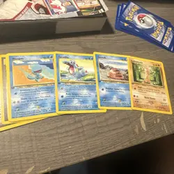 POKEMON NEO GENSIS 1ST EDITION 21 CARD LOT BAYLEEF PIKACHU SLOWPOKE WOOPER + - Image 4