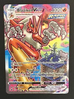 Pokemon Blaziken VMAX Alternative Art Card Chilling Reign 201/198 - Image 1