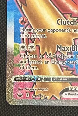 Pokemon Blaziken VMAX Alternative Art Card Chilling Reign 201/198 - Image 4