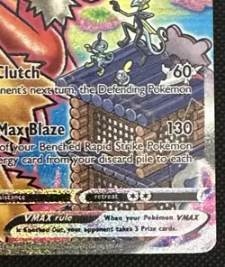 Pokemon Blaziken VMAX Alternative Art Card Chilling Reign 201/198 - Image 5
