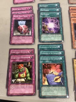 Yugioh Vintage Lot Of 91 Rare Ultra Rare Common Cards Duplicate Earth Halo - Image 2