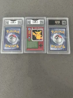GMA Pokemon Graded Card Collection. Lot Of 3. Charizard Cubone 1999 Pikachu Tops - Image 5