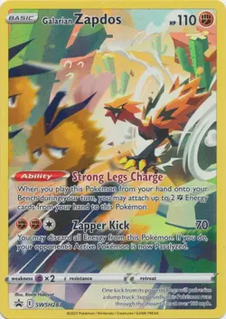 14 Galarian Zapdos SWSH283 SWSH: Sword & Shield Promo Cards - Image 1