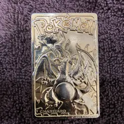 Pokemon 1999 Burger King Gold-Plated Charizard #06 Trading Card - Image 1