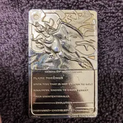Pokemon 1999 Burger King Gold-Plated Charizard #06 Trading Card - Image 2