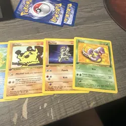 POKEMON TEAM ROCKET 1ST EDITION 11 CARD LOT ABRA CHARMANDER DIGLETT EKANS + - Image 2