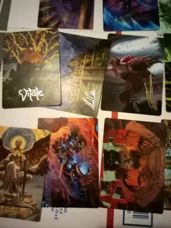 MtG Gold Stamp Art Series Card Lot of 28x Cards - Image 3