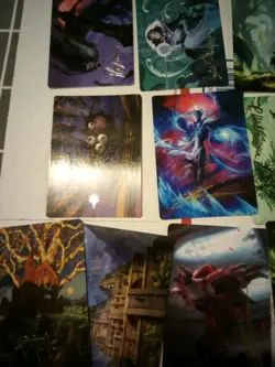 MtG Gold Stamp Art Series Card Lot of 28x Cards - Image 4