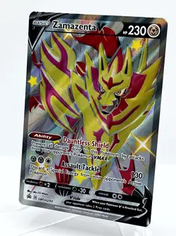 Zamazenta SWSH293 Black Star Promo Holo Shiny Pokemon TCG Card - Image 2