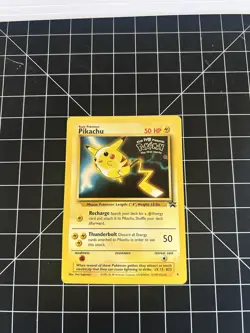 Pokemon Card Black Star Promo Pokemon The First Movie Pikachu Good Condition - Image 1