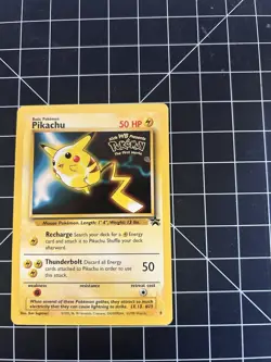 Pokemon Card Black Star Promo Pokemon The First Movie Pikachu Good Condition - Image 2