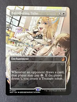 NM Anime Smothering Tithe, MTG, Enchanting Tales, Magic the Gathering, 67 - Image 2