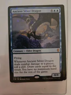 Ancient Silver Dragon Commander Legends: Battle for Baldur's Gate #056 Mythic - Image 1