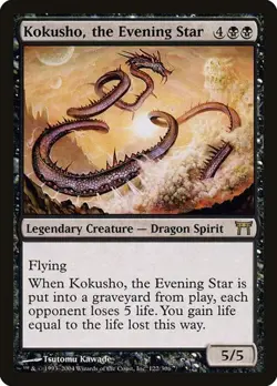 Kokusho, the Evening Star CHK HP MTG - Image 1