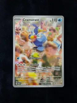 POKEMON TCG CRAMORANT 176/167 TWILIGHT MASQUERADE ILLUSTRATION RARE EN NM - Image 1