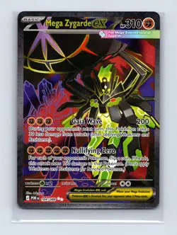 Mega Zygarde ex 104/088 Ultra Rare Perfect Order Pokemon Near Mint - Image 1