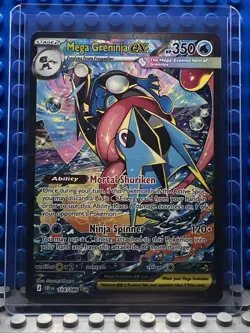 Mega Greninja EX 116/086 Chaos rising Full Art Holo English - Image 1