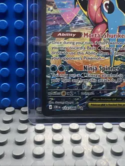 Mega Greninja EX 116/086 Chaos rising Full Art Holo English - Image 5