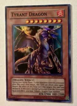 Tyrant Dragon Super Rare RP02-EN056 (Reprint) NM Yugioh - Image 1