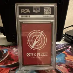 Bandai One Piece CCG 2025 Shanks OP09-001 Leader Foil Promo PSA 10 EN - Image 2