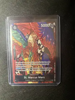 ONE PIECE TCG St. Marcus Mars Alternate Art OP13-091 Carrying On His Will FOIL - Image 1