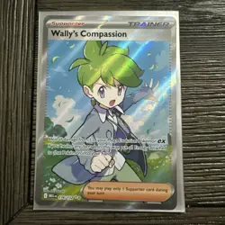 Wally's Compassion 176/132 Full Art Ultra Rare Pokemon TCG: Mega Evolutions Card - Image 1