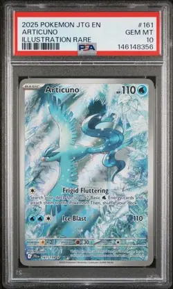 PSA 10 Articuno 161/159 Pokemon Journey Together Illustration Rare Card - Image 1