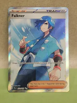 Pokemon TCG Falkner Paldea Evolved Full Art Trainer Ultra Rare Card 251/193 - Image 1