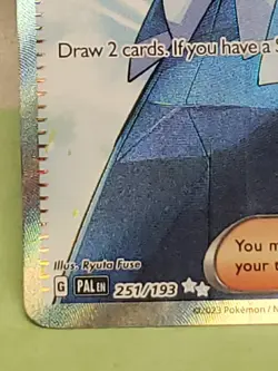 Pokemon TCG Falkner Paldea Evolved Full Art Trainer Ultra Rare Card 251/193 - Image 2
