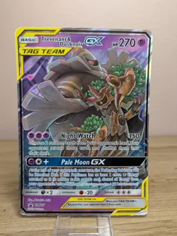 TREVENANT & DUSKNOIR GX ~ SM217 TAG TEAM ~ JUMBO/OVERSIZED PROMO POKEMON CARD - Image 1