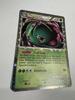 Typhlosion (Prime) HGSS09 Meganium (Prime) HGSS08 2 Card Holo Lot - Image 3