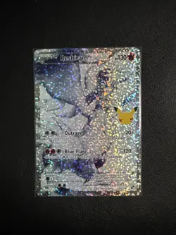 Pokemon TCG Reshiram Full Art Holo Card 113/114 Celebrations Classic Collection - Image 1