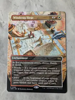 Windcrag Siege (Borderless) | MTG Tarkir TDM | Boros Mardu Jeskai Rare | NEW NM - Image 1