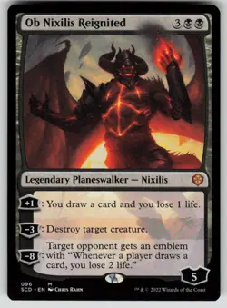 Ob Nixilis Reignited Mythic Starter Commander Decks 96 MTG Near Mint 2022 - Image 1