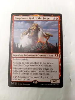 Purphoros, God of the Forge Commander Masters Regular - Image 1