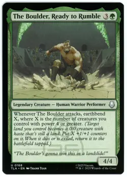 The Boulder, Ready to Rumble 0168 - Avatar: The Last Airbender TLA - MTG - NM - Image 1