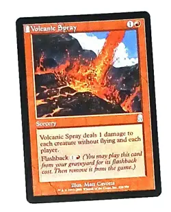 Magic the Gathering * MTG * 1 x Volcanic Spray * Odyssey * LP/Unplayed - Image 1