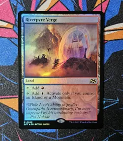 Riverpyre Verge NM Foil MTG Aetherdrift Unplayed Magic The Gathering - Image 1