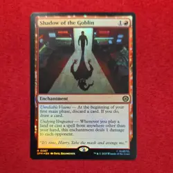 Wizards of the Coast MTG Shadow of the Goblin R 0087 Rare Black Foil EN 2025 - Image 1