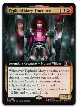 Typhoid Mary, Fractured (Extended Art) #421 NM Commander: Marvel Super Heroes - Image 1