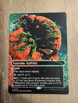 Raging Ravine (0035) (Borderless) - 35 - NM - Edge of Eternities: Stellar Sights - Image 1