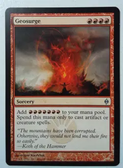 Geosurge *Uncommon* Magic MtG x1 New Phyrexia SP - Image 1