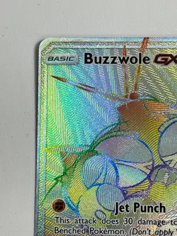 Buzzwole GX 115/111 Rainbow Secret Rare – Crimson Invasion Pokemon - Image 2