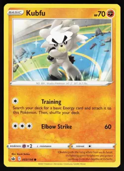 Kubfu 093 198 C Chilling Reign Pokemon Near Mint - Image 1