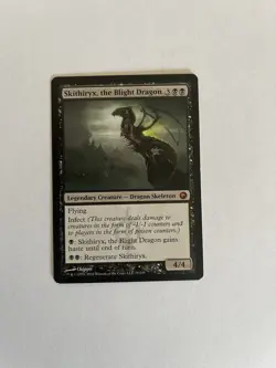 MTG Skithiryx, the Blight Dragon, English Scars of Mirrodin - Image 1