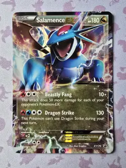 Pokemon TCG Salamence EX XY170 Ultra Rare Black Star Promo Holo Card NM - Image 1